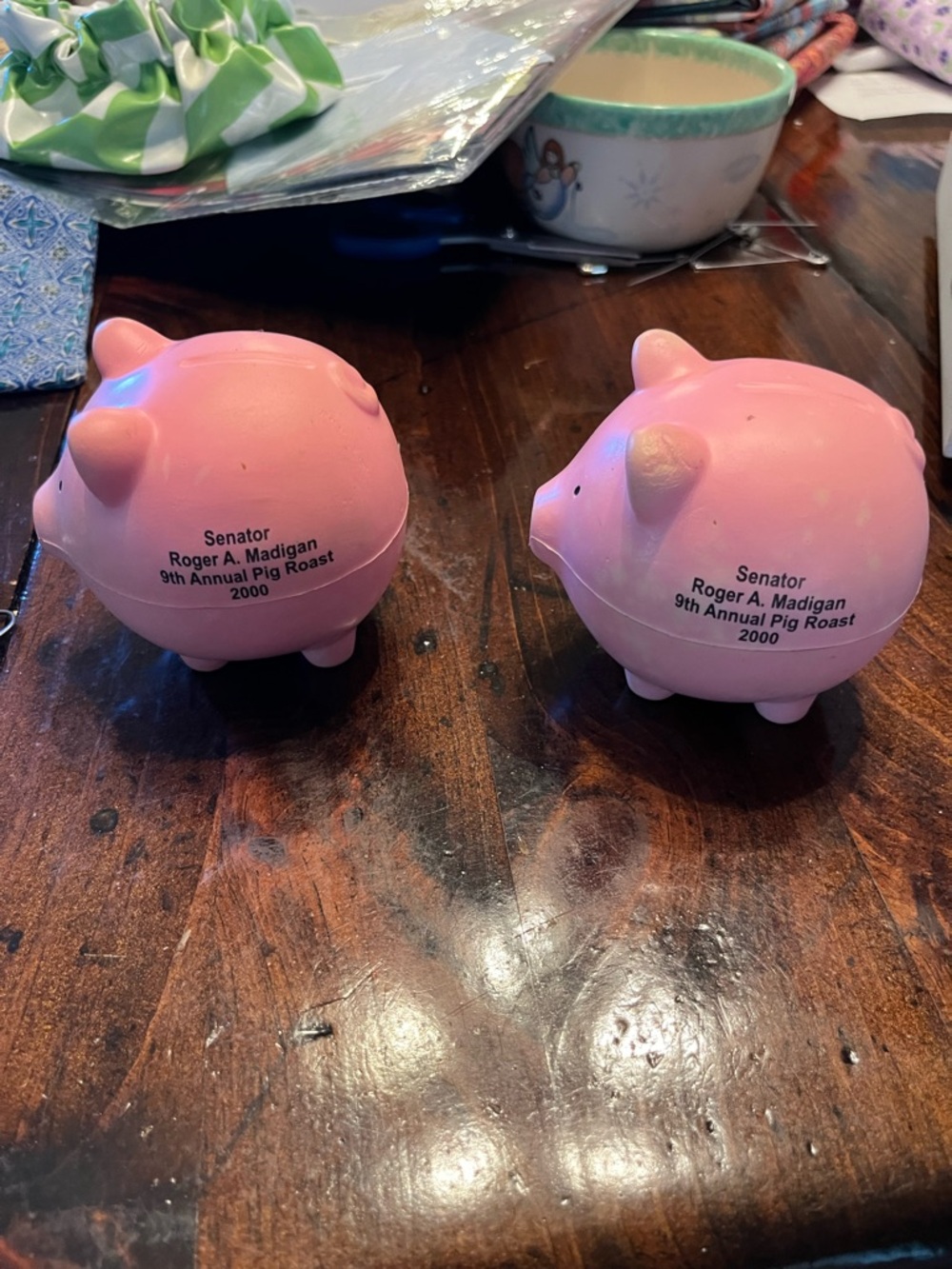 Pink Pig stress reliever , collectible memorabilia